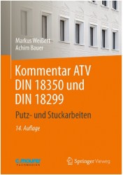 Kommentar ATV DIN 18 350 und DIN 18 299 Putz und Stuckarbeiten